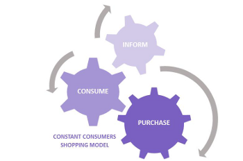 Constant consumer shopping behavior model